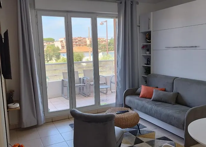 Cosy 2 Pieces Avec Piscine Et Parking Antibes